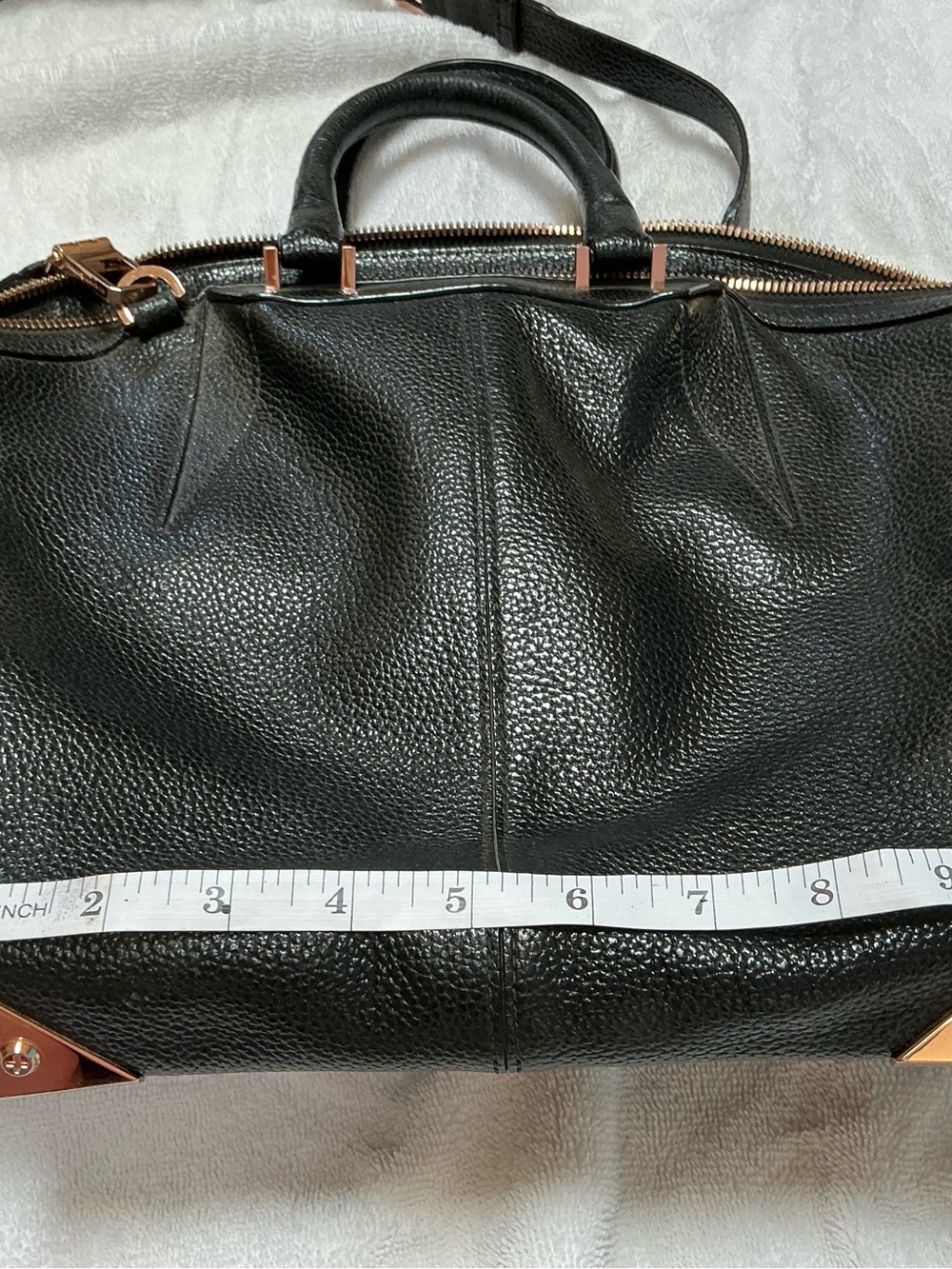 Alexander Wang Large Emile Black Leather Shoulder Bag - Picture 6 of 6